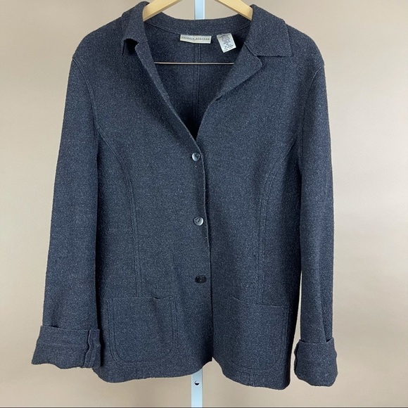 Vintage Valerie Steven’s Woolrich Size 10 Wool Blend Sweater Jacket Blazer - Picture 1 of 6